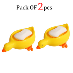 Cute Duck Shape Soap Rack for Drain Water