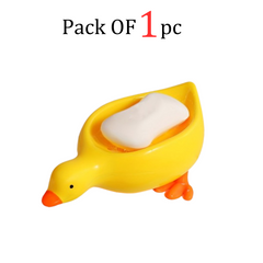 Cute Duck Shape Soap Rack for Drain Water