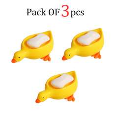 Cute Duck Shape Soap Rack for Drain Water