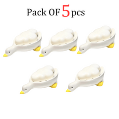 Cute Duck Shape Soap Rack for Drain Water