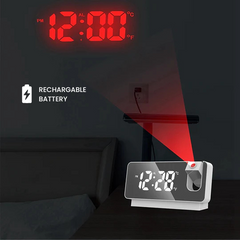 LED Digital Projection Alarm Clock Electronic Alarm Clock ⏰