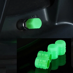 Fluorescent Glowing Tyre Valve Caps