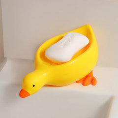 Cute Duck Shape Soap Rack for Drain Water