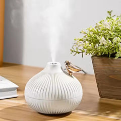 Cute Onion-Shaped Humidifier E339 with 2-Speed Spray, LED Light (+3 pcs free 3ml Oil Fragrances)