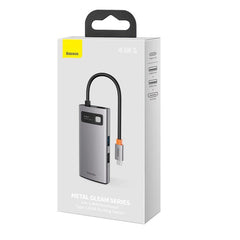 Baseus Metal Gleam Series 4 In 1 Multifunctional Type-C Docking Station Hub