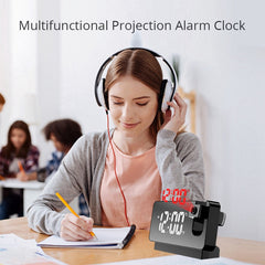 LED Digital Projection Alarm Clock Electronic Alarm Clock ⏰