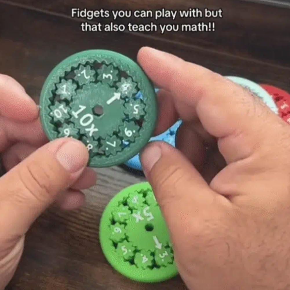 📚 New Fun Math Fidget Spinner 🌀 – Children learn multiplication math while playing, parents’choice! ✨
