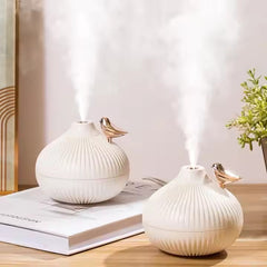 Cute Onion-Shaped Humidifier E339 with 2-Speed Spray, LED Light (+3 pcs free 3ml Oil Fragrances)