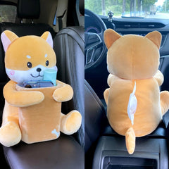 Multifunctional Dog Shape Car Trash Can And Storage Box