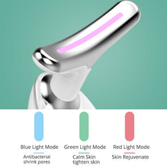 EMS RED LIGHT THERAPY FACE NECK LIFT WRINKLE REMOVER TIGHTEN MASSAGER ! Skin Lift Device For Facial At Home