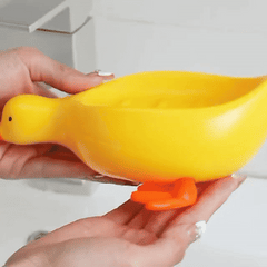 Cute Duck Shape Soap Rack for Drain Water