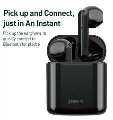 Baseus W09 TWS Bluetooth Earphone Wireless Handsfree Headphones Stereo Buletooth 5.0 Earphone